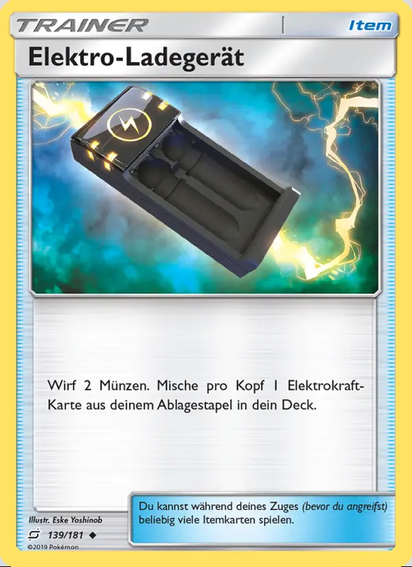 Image of the card Elektro-Ladegerät