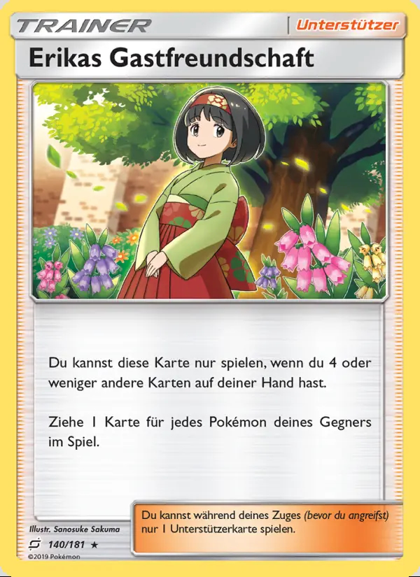 Image of the card Erikas Gastfreundschaft