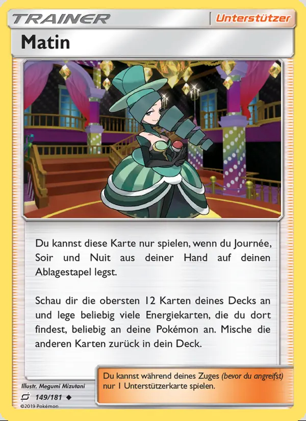 Image of the card Matin