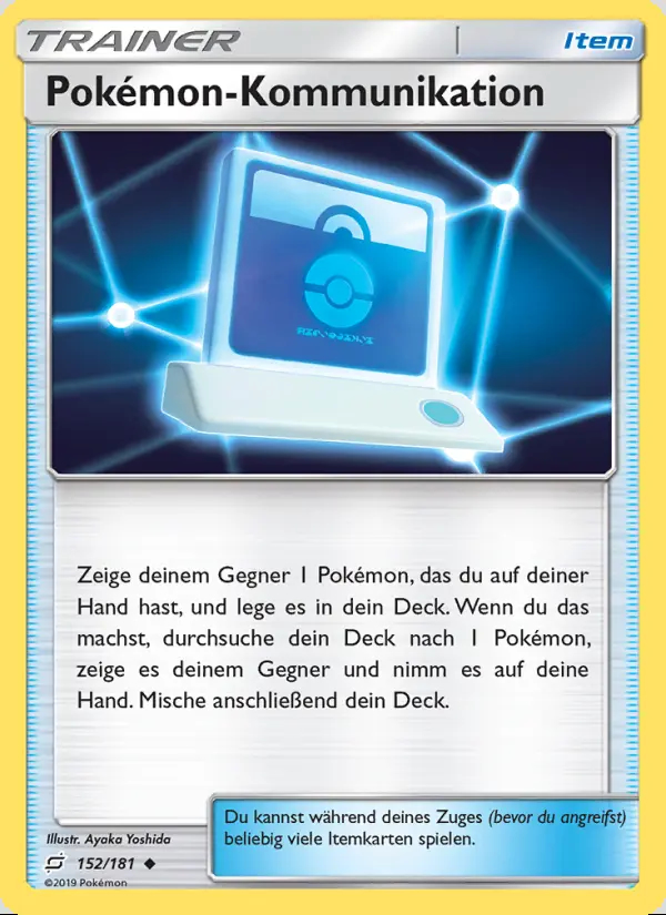 Image of the card Pokémon-Kommunikation