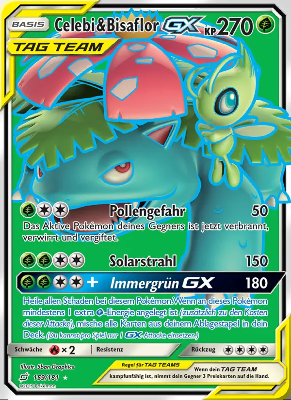 Image of the card Celebi & Bisaflor GX