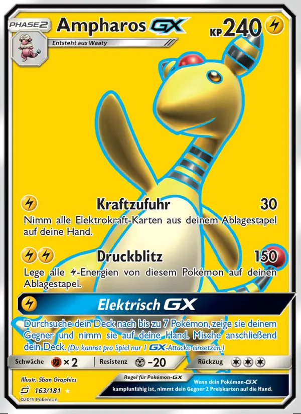 Image of the card Ampharos GX