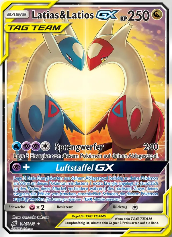 Image of the card Latias & Latios GX