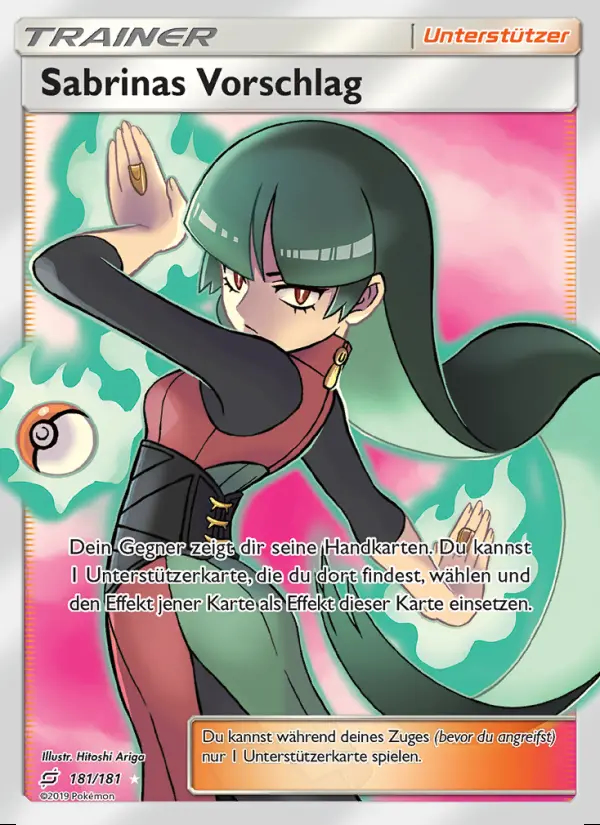 Image of the card Sabrinas Vorschlag