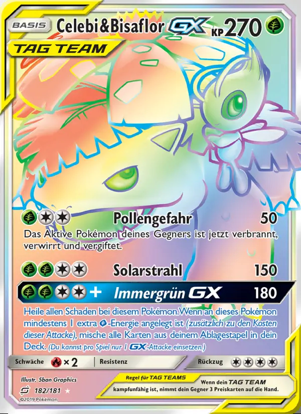Image of the card Celebi & Bisaflor GX