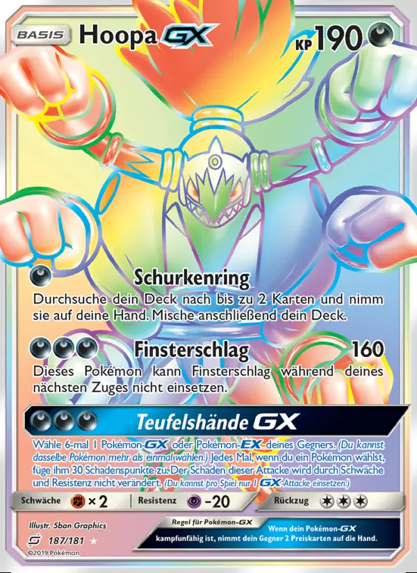 Image of the card Hoopa GX