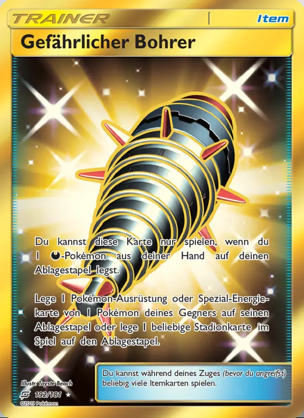 Image of the card Gefährlicher Bohrer
