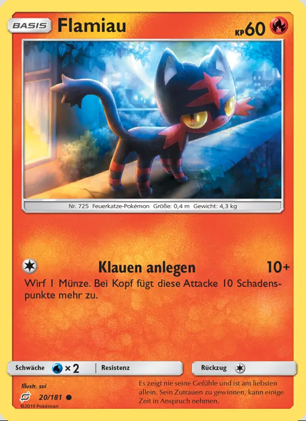Image of the card Flamiau