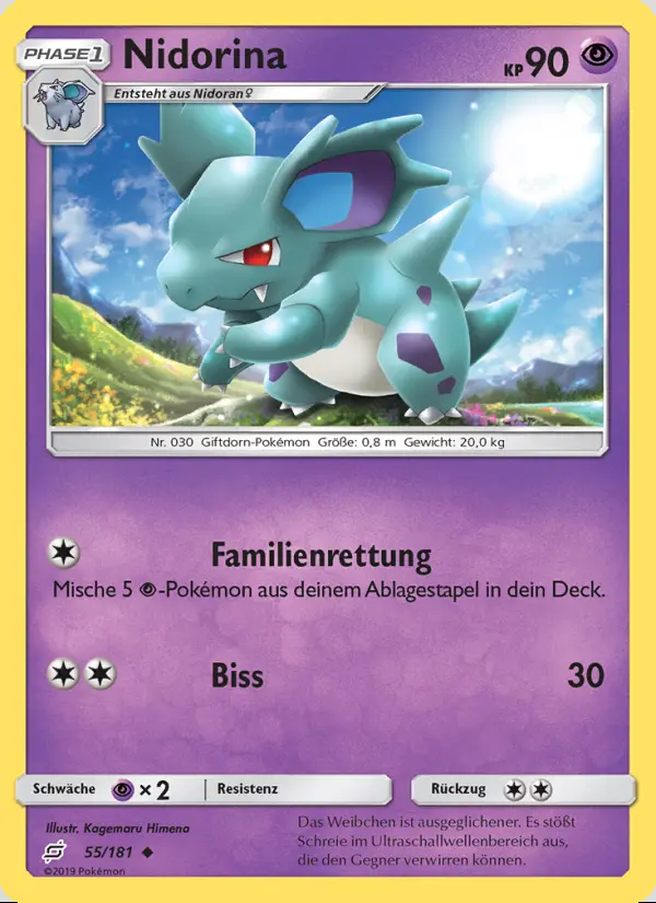 Image of the card Nidorina