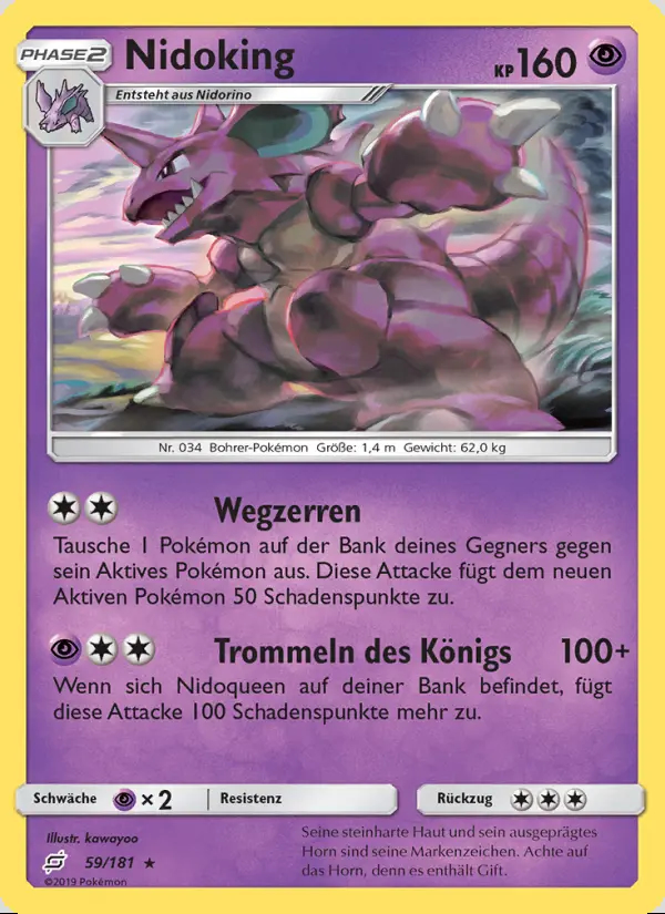 Image of the card Nidoking