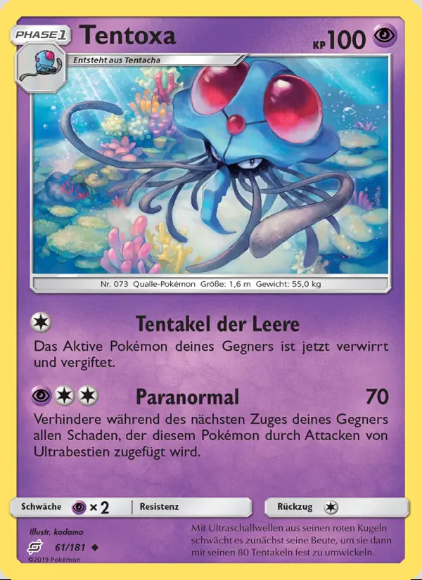 Image of the card Tentoxa