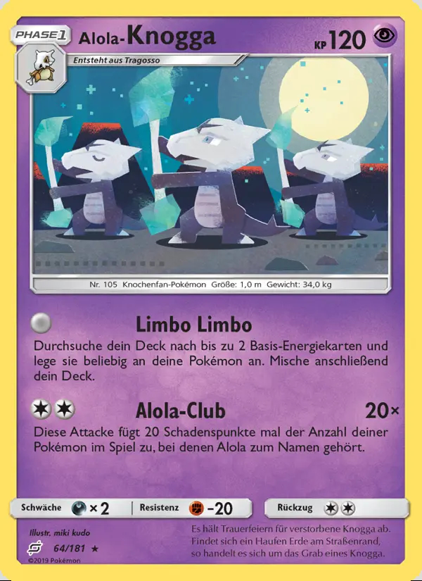 Image of the card Alola-Knogga