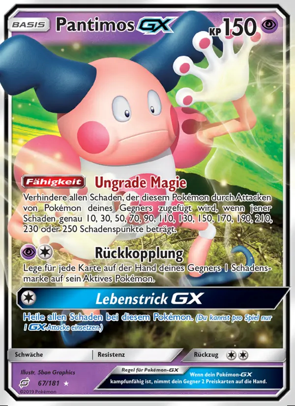 Image of the card Pantimos GX