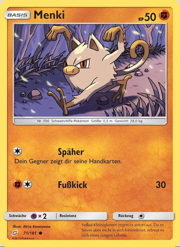 Image of the card Menki