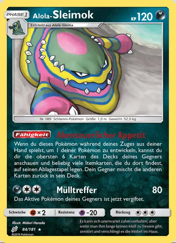 Image of the card Alola-Sleimok