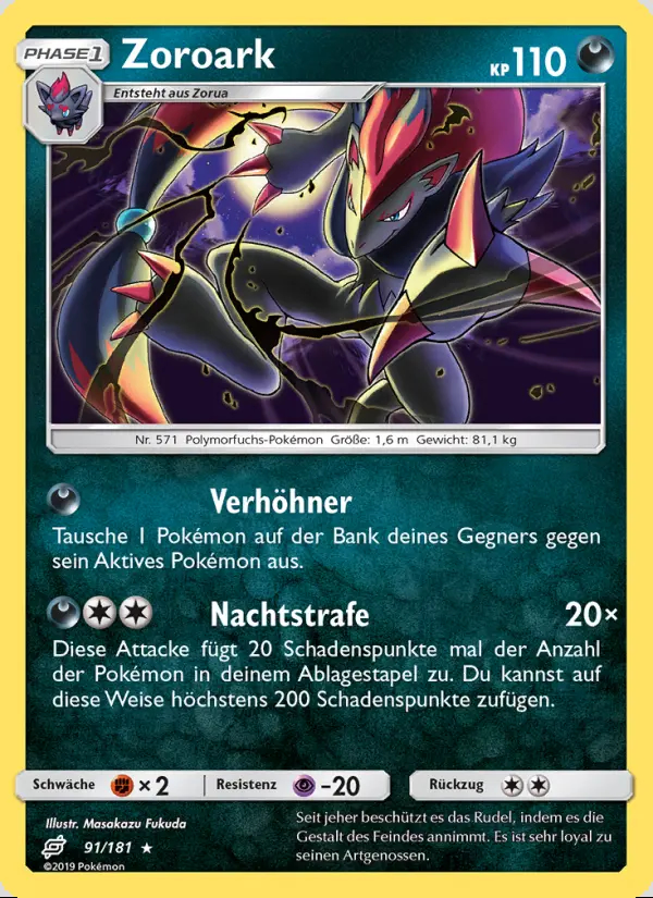 Image of the card Zoroark