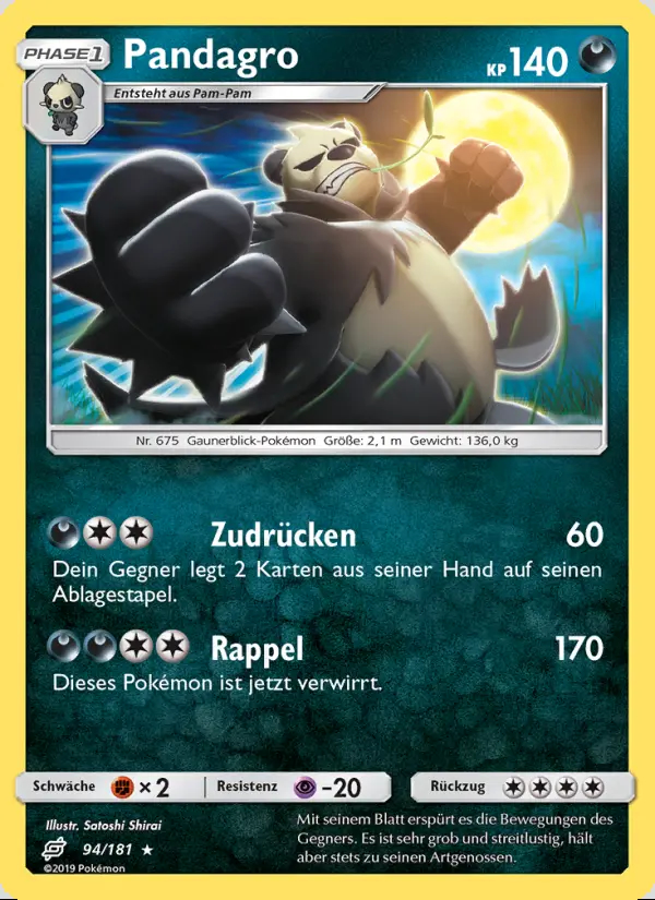 Image of the card Pandagro