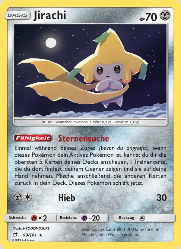 Image of the card Jirachi