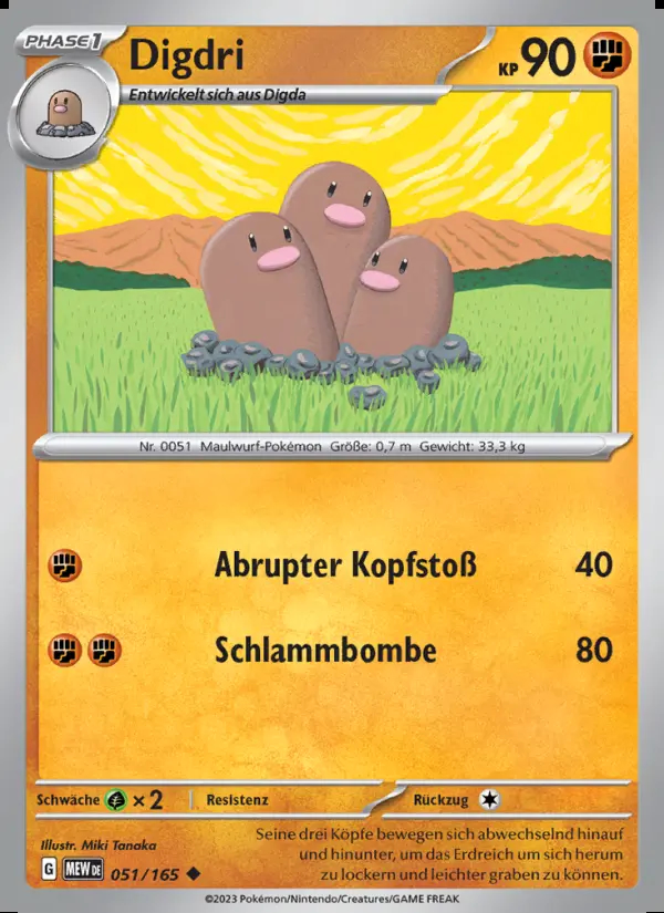 Image of the card Digdri
