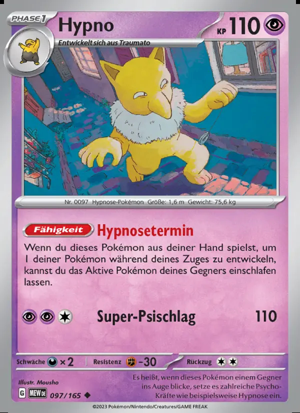 Image of the card Hypno
