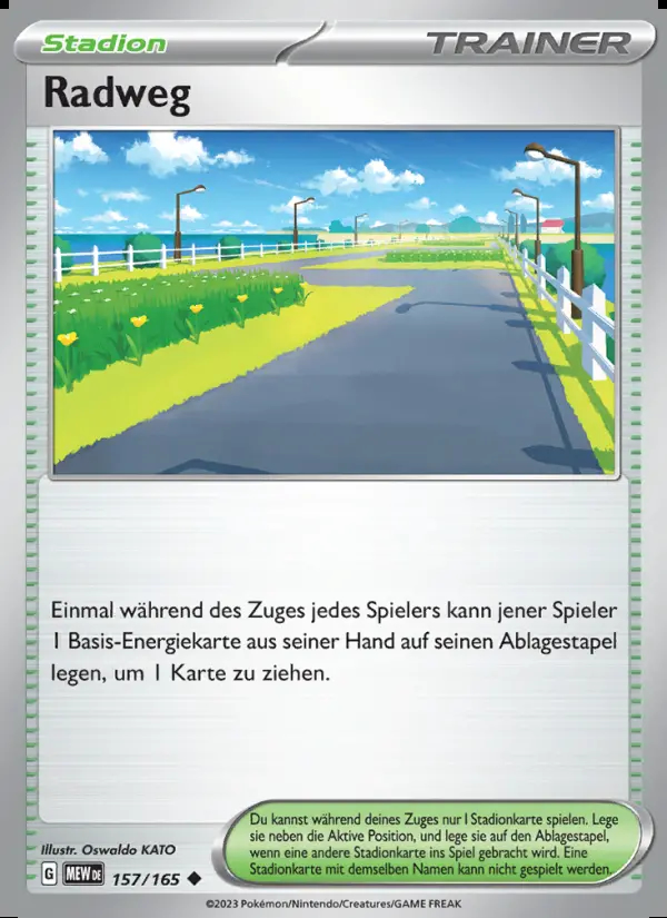 Image of the card Radweg
