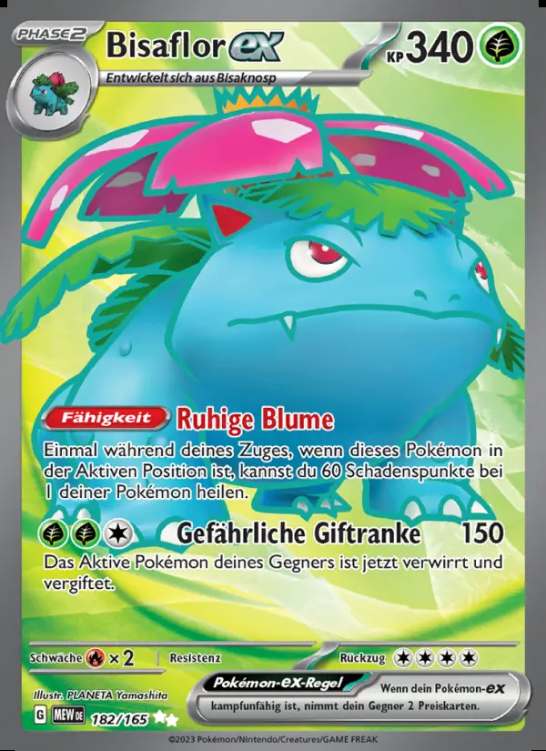 Image of the card Bisaflor-ex