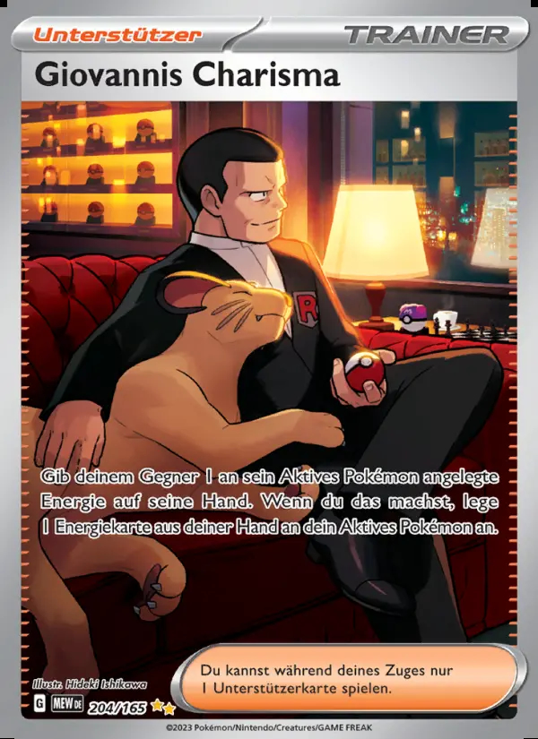 Image of the card Giovannis Charisma