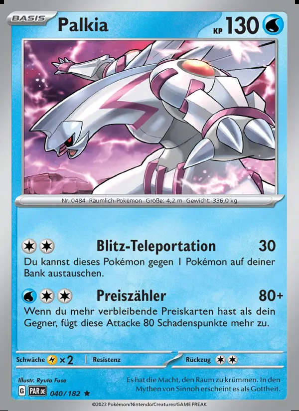 Image of the card Palkia