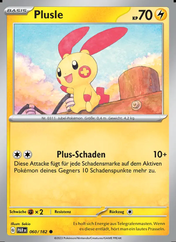 Image of the card Plusle