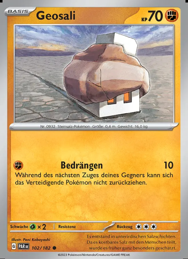 Image of the card Geosali