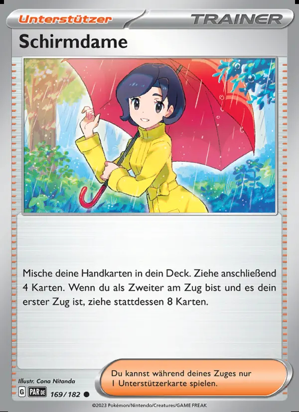 Image of the card Schirmdame