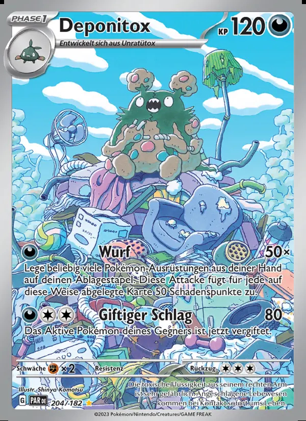 Image of the card Deponitox