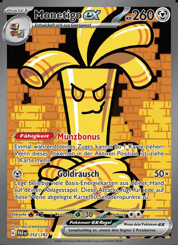 Image of the card Monetigo-ex