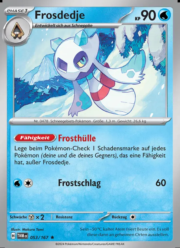 Image of the card Frosdedje