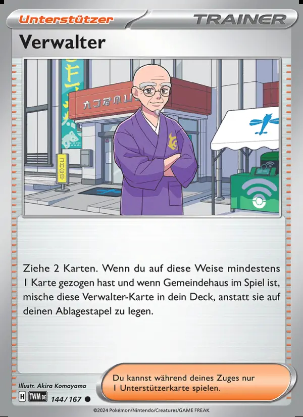 Image of the card Verwalter