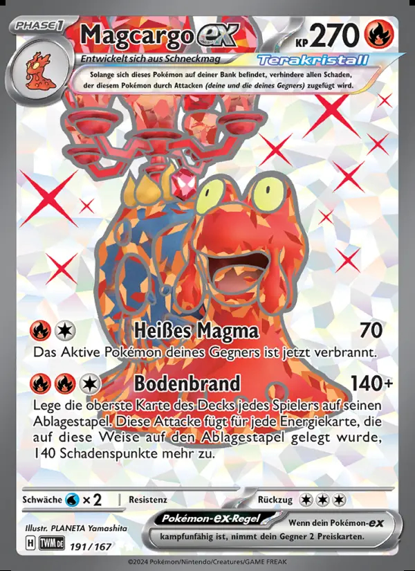 Image of the card Magcargo-ex