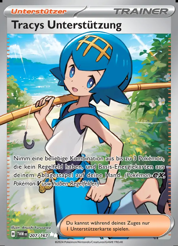 Image of the card Tracys Unterstützung