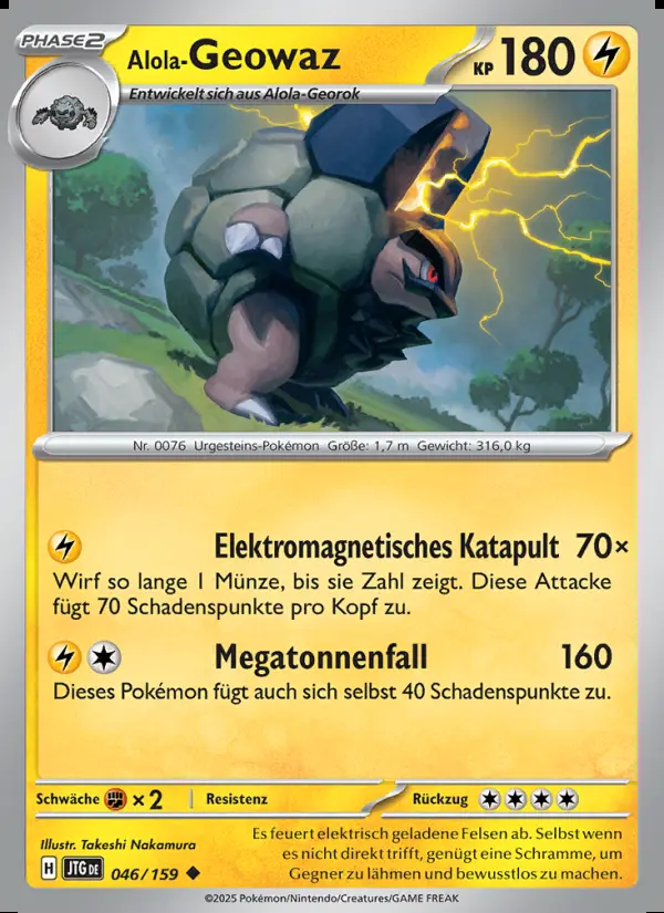 Image of the card Alola-Geowaz