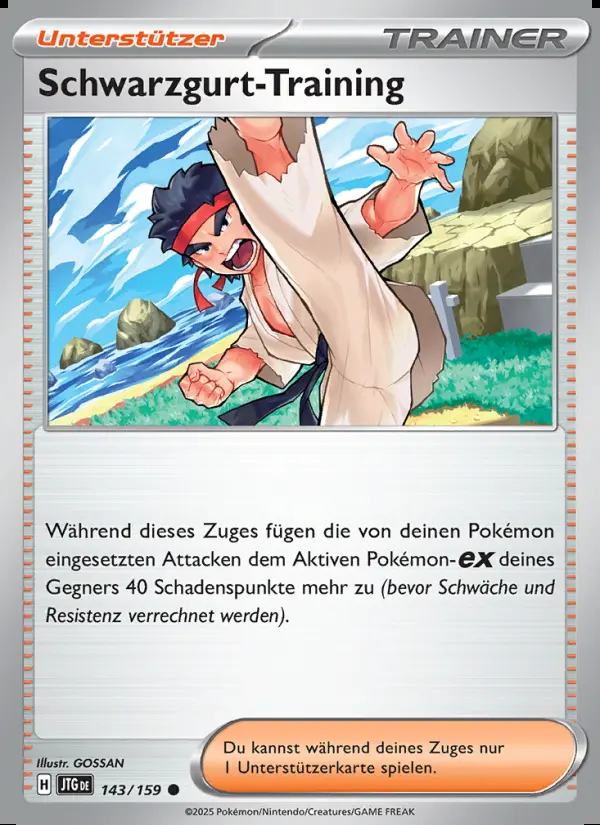 Image of the card Schwarzgurt-Training