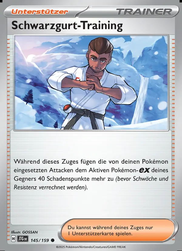 Image of the card Schwarzgurt-Training