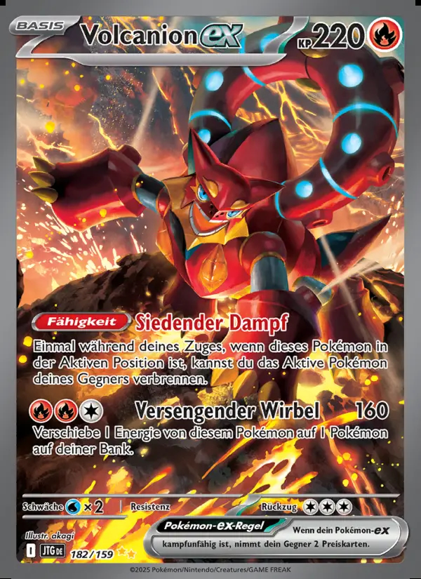 Image of the card Volcanion-ex