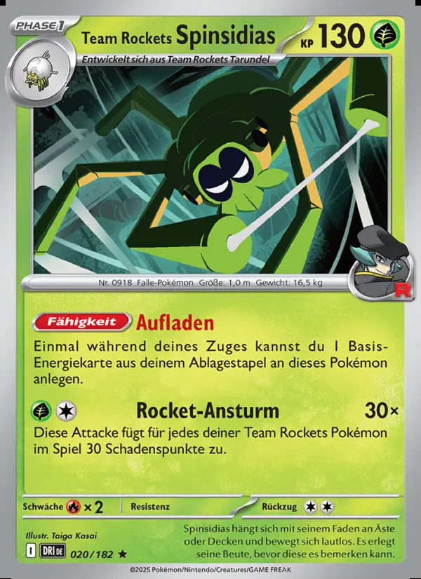 Image of the card Team Rockets Spinsidias