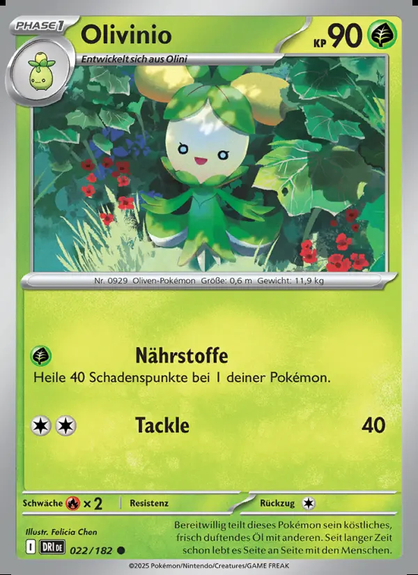 Image of the card Olivinio
