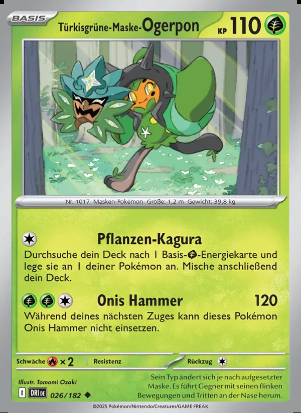 Image of the card Türkisgrüne-Maske-Ogerpon