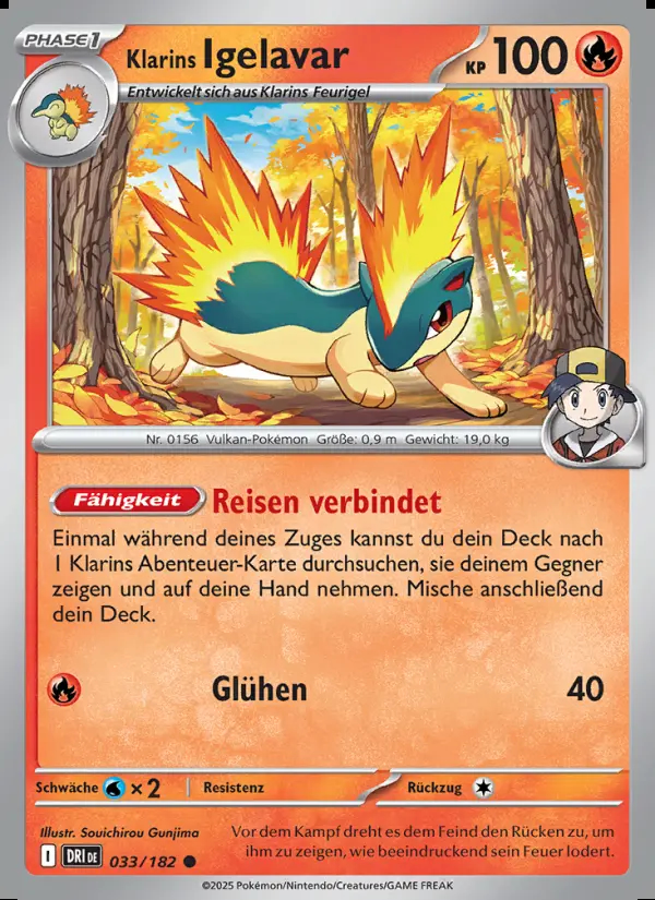 Image of the card Klarins Igelavar