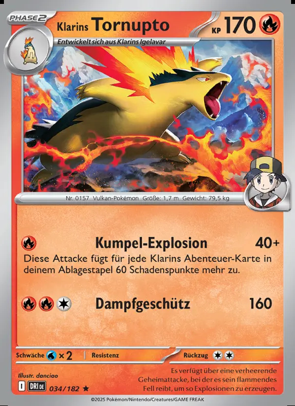 Image of the card Klarins Tornupto