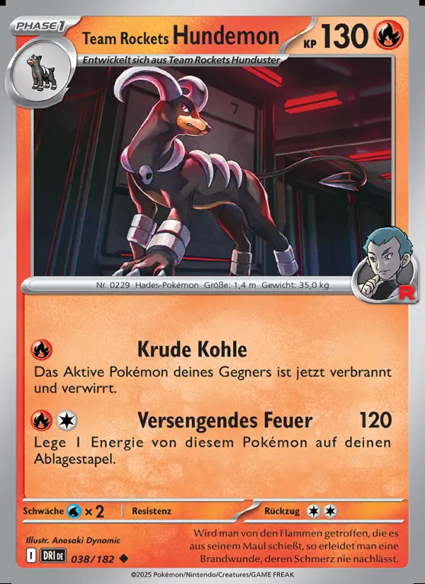 Image of the card Team Rockets Hundemon
