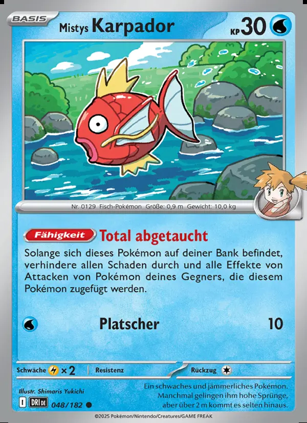 Image of the card Mistys Karpador