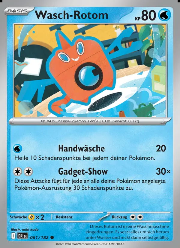 Image of the card Wasch-Rotom