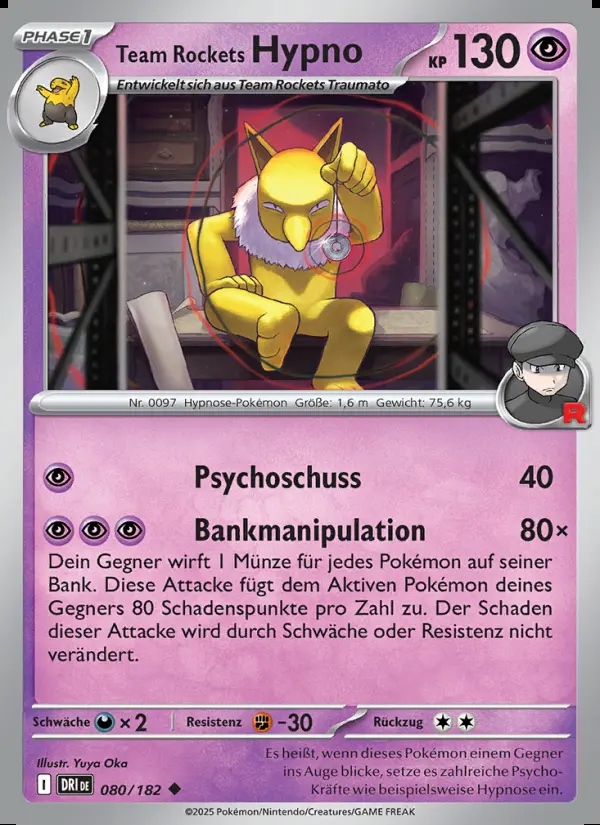 Image of the card Team Rockets Hypno